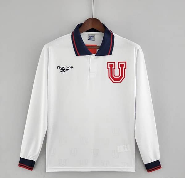 Retro Long Sleeve Universidad De Chile 1998 Home Soccer Jersey