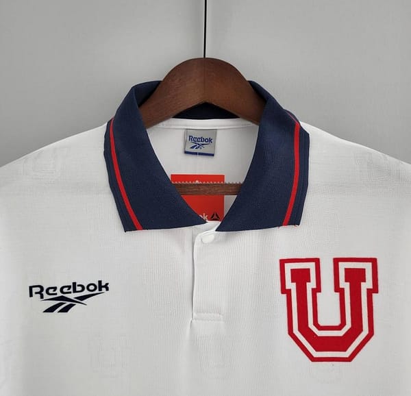 Retro Long Sleeve Universidad De Chile 1998 Home Soccer Jersey - Image 8