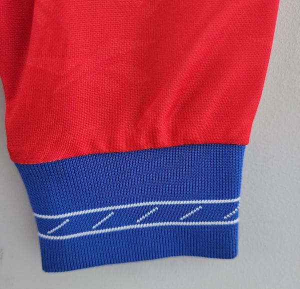 Retro Long Sleeve 1998 Chile Home Soccer Jersey - Image 2