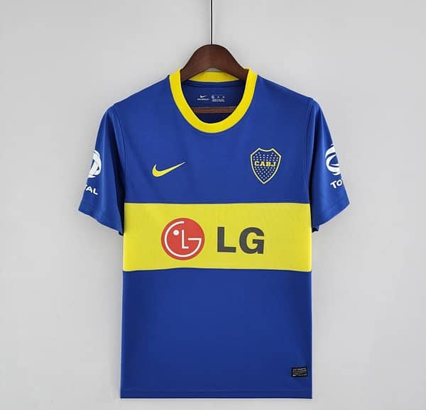 Retro 10/11 Boca Juniors Home Soccer Jersey