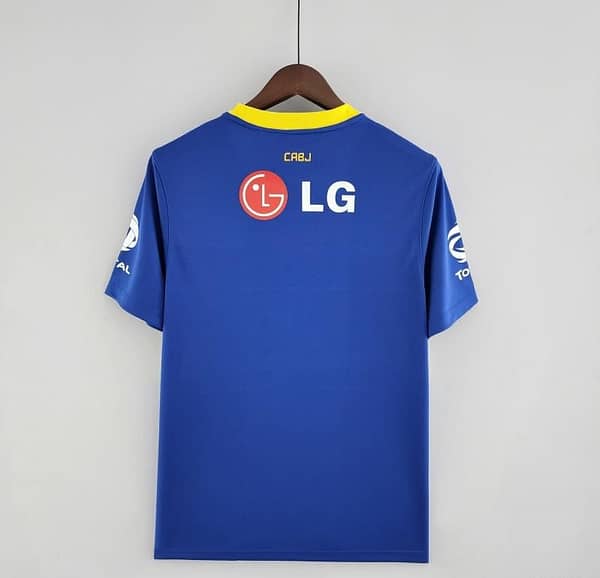 Retro 10/11 Boca Juniors Home Soccer Jersey - Image 3