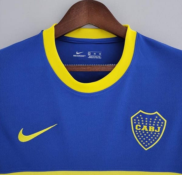 Retro 10/11 Boca Juniors Home Soccer Jersey - Image 10