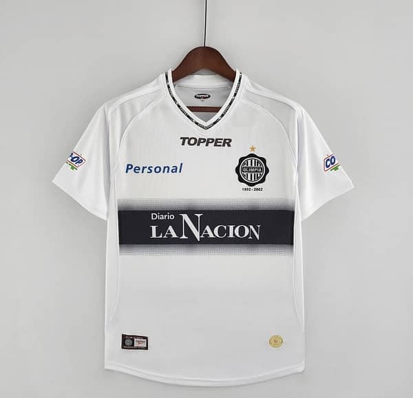 Retro 02/03 Olimpia  Home Soccer Jersey