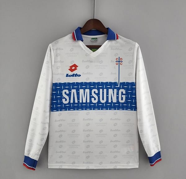 Retro 1996 Long Sleeve Deportivo Universidad Católica Third Away Soccer Jersey