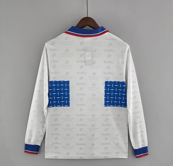 Retro 1996 Long Sleeve Deportivo Universidad Católica Third Away Soccer Jersey - Image 2