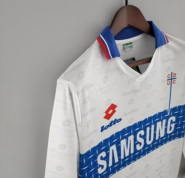 Retro 1996 Long Sleeve Deportivo Universidad Católica Third Away Soccer Jersey - Image 5