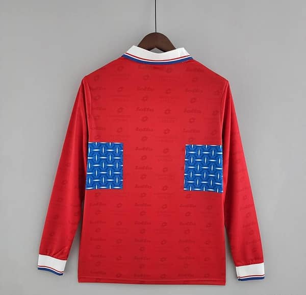 Retro 1996 Long Sleeve Deportivo Universidad Católica Third Away Soccer Jersey - Image 2