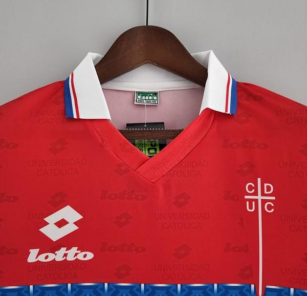 Retro 1996 Long Sleeve Deportivo Universidad Católica Third Away Soccer Jersey - Image 8