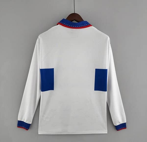 Retro 1998 Long Sleeve Deportivo Universidad Católica Home Soccer Jersey - Image 2