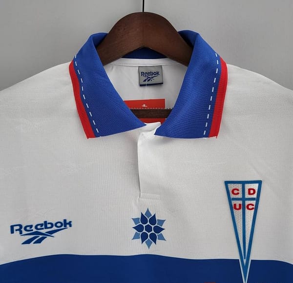 Retro 1998 Long Sleeve Deportivo Universidad Católica Home Soccer Jersey - Image 9