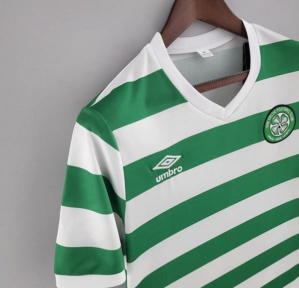 Retro 80/81 Celtic Home Soccer Jersey - Image 5