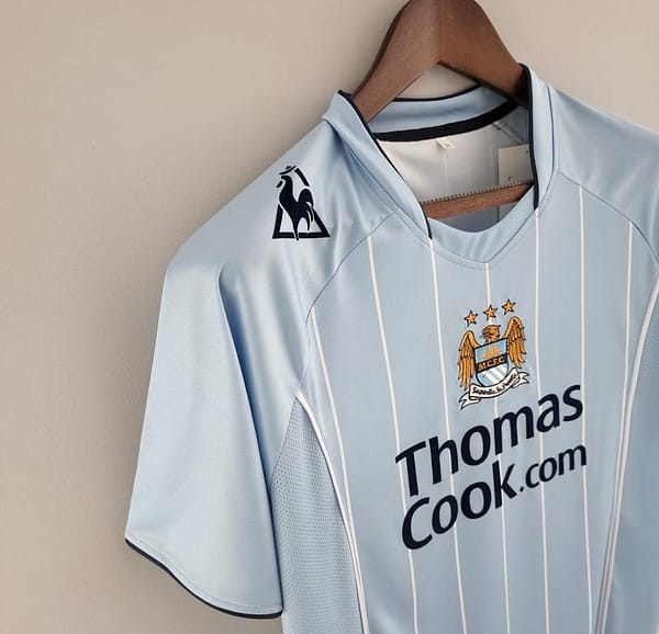 Retro 08/09 Manchester City Home Soccer Jersey - Image 5