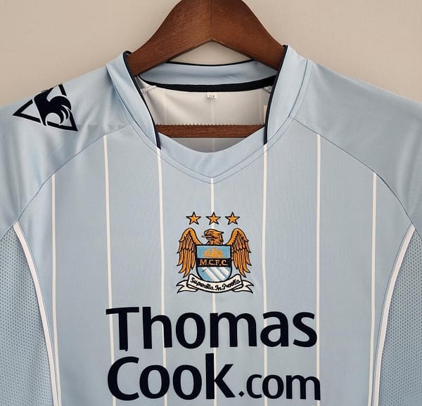 Retro 08/09 Manchester City Home Soccer Jersey - Image 9