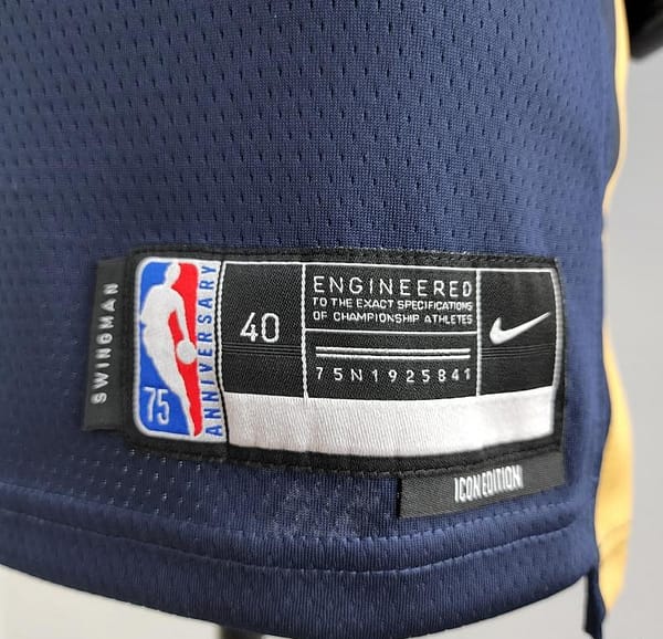 75th Anniversary New Orleans Pelicans Ingram #14 Navy Blue NBA Jersey - Image 2