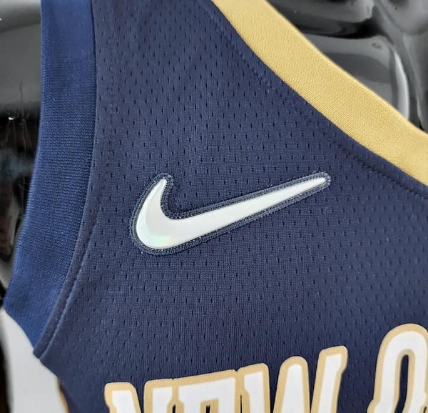 75th Anniversary New Orleans Pelicans Williams #1 Navy Blue NBA Jersey - Image 5
