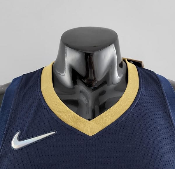75th Anniversary New Orleans Pelicans Williams #1 Navy Blue NBA Jersey - Image 6