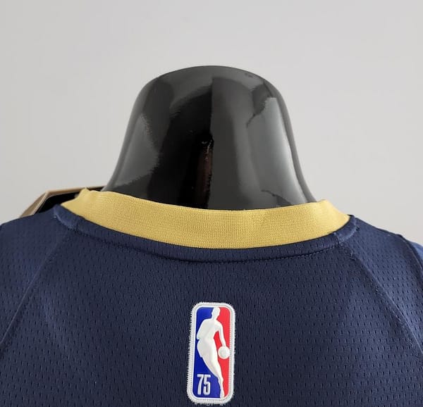 75th Anniversary New Orleans Pelicans Williams #1 Navy Blue NBA Jersey - Image 8