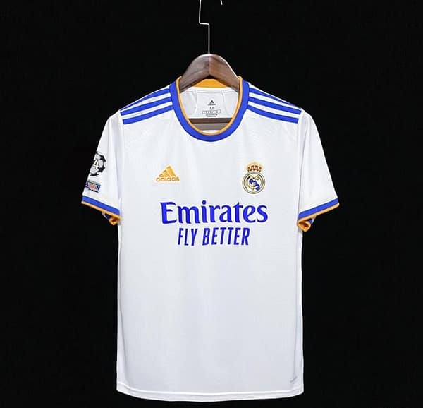 21/22 Real Madrid Home Champions League Soccer Jersey