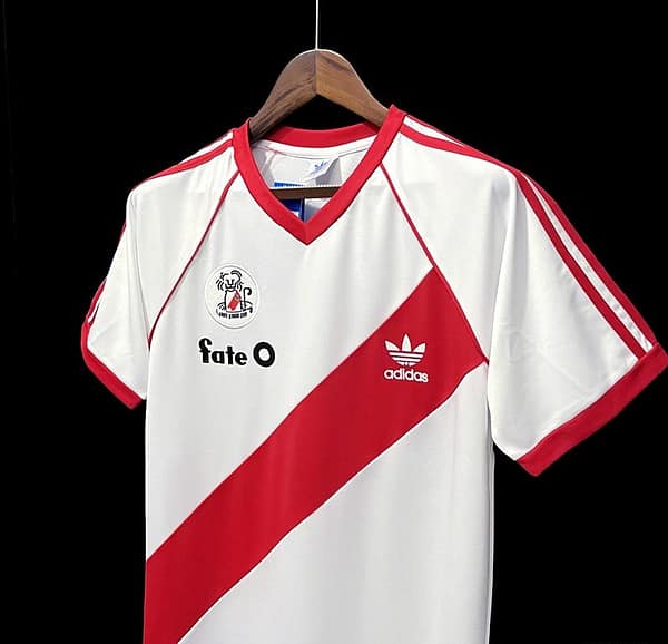 Retro 1986 River Plate Home Soccer Jersey - Image 4
