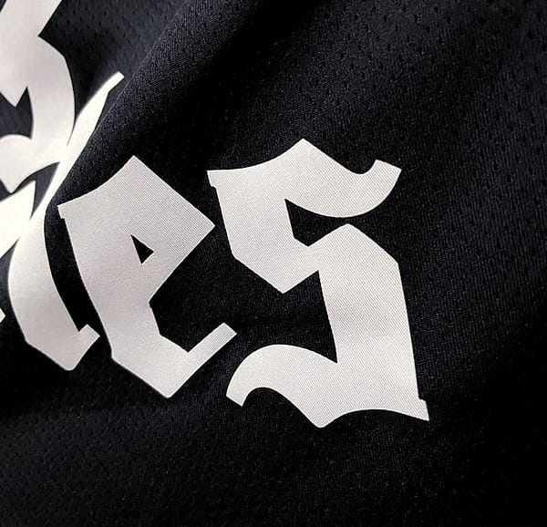22/23 Brooklyn Nets Black Shorts - Image 7