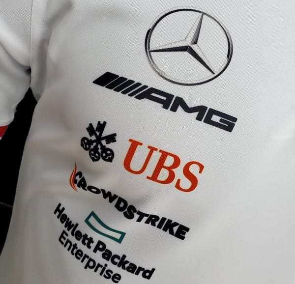 F1 Formula One 2022 Racing Suit Mercedes Polo White - Image 7