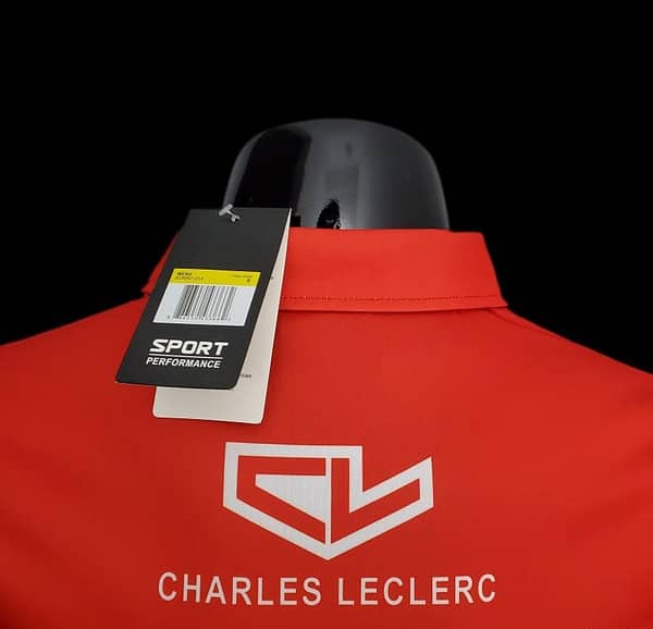 F1 Formula One 2022 Ferrari Polo Red - Image 3