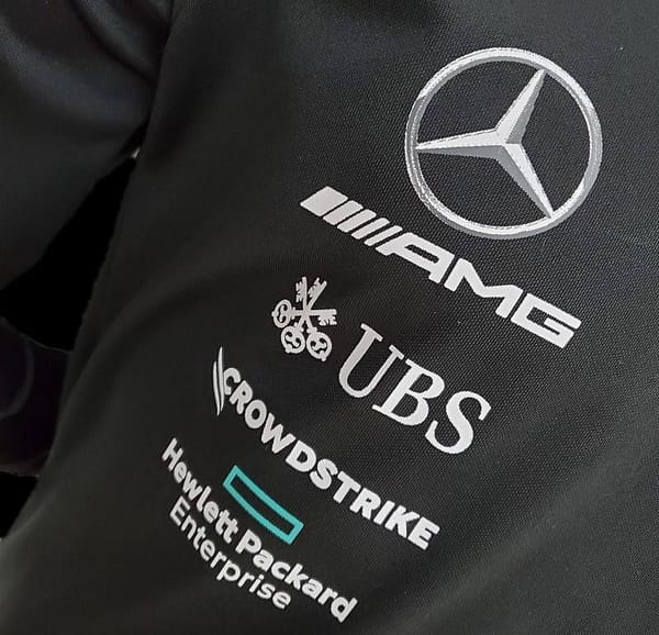 F1 Formula One 2022 Mercedes Long Sleeve Black - Image 3