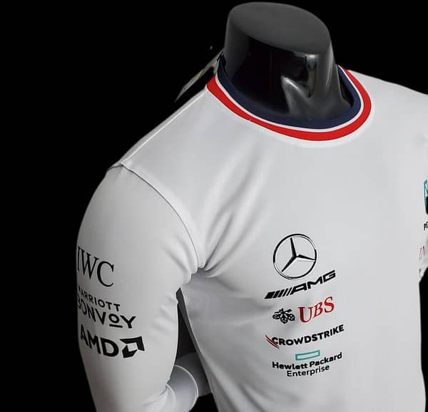 F1 Formula One 2022 Mercedes Long Sleeve White - Image 4