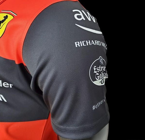 New F1 Formula One; Ferrari Racing Suit Polo Red - Image 3