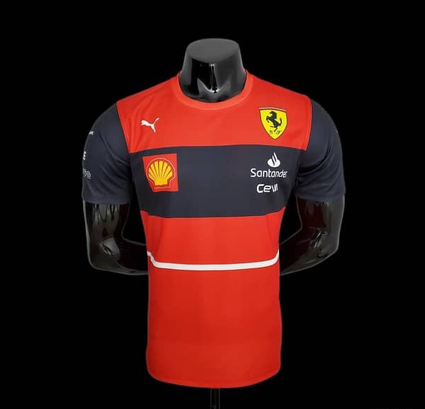 New F1 Formula One; Ferrari Racing Suit Crew Neck Red