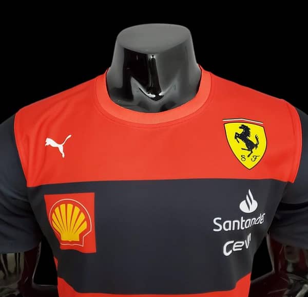 New F1 Formula One; Ferrari Racing Suit Crew Neck Red - Image 4