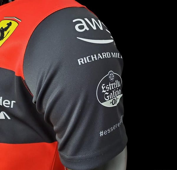 New F1 Formula One; Ferrari Racing Suit Crew Neck Red - Image 5