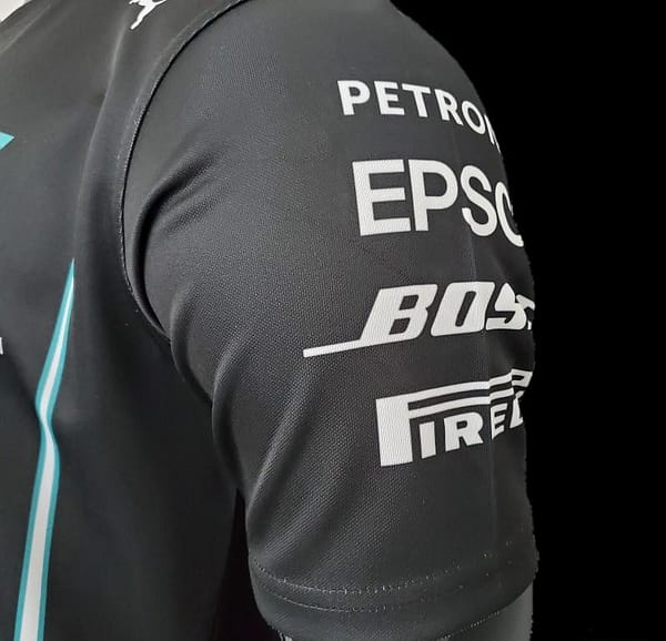 F1 Formula One Racing Suit; 2021 Mercedes Black - Image 2