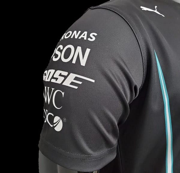 F1 Formula One Racing Suit; 2021 Mercedes Black - Image 3