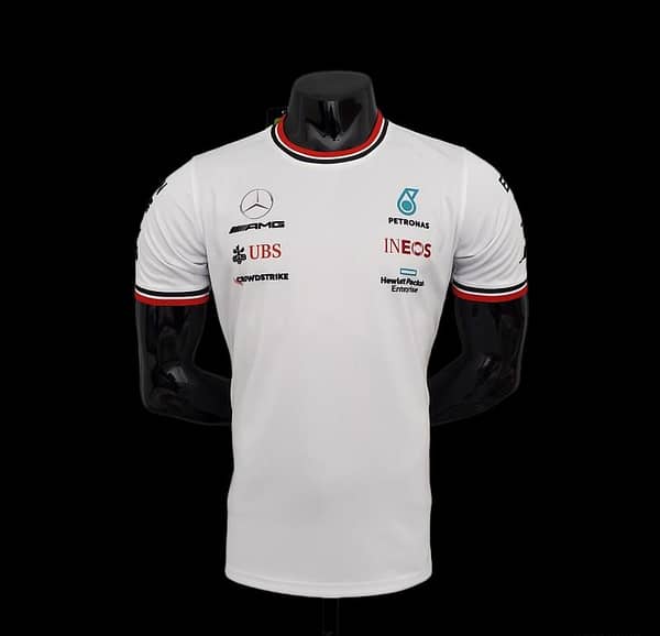 F1 Formula One Racing Suit; Mercedes White