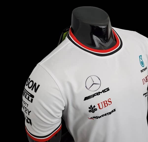 F1 Formula One Racing Suit; Mercedes White - Image 4