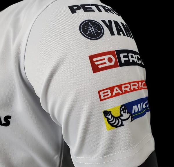 F1 Formula One 2021 Yamaha Racing Suit White - Image 5