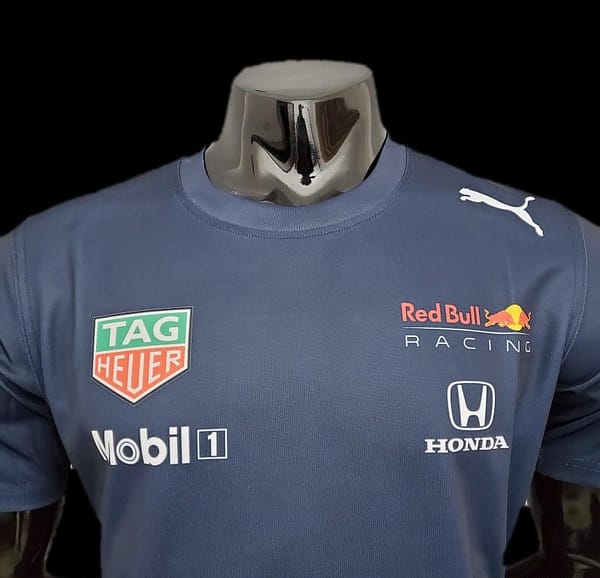 F1 Formula One Racing Suit; Honda Red Bull Racing Suit Royal Blue - Image 5
