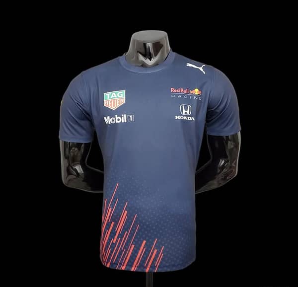 F1 Formula One Racing Suit; Honda Red Bull Racing Suit Royal Blue - Image 9