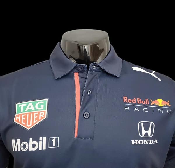 F1 Formula One Racing Suit; Honda Red Bull Racing Suit POLO Sapphire - Image 7