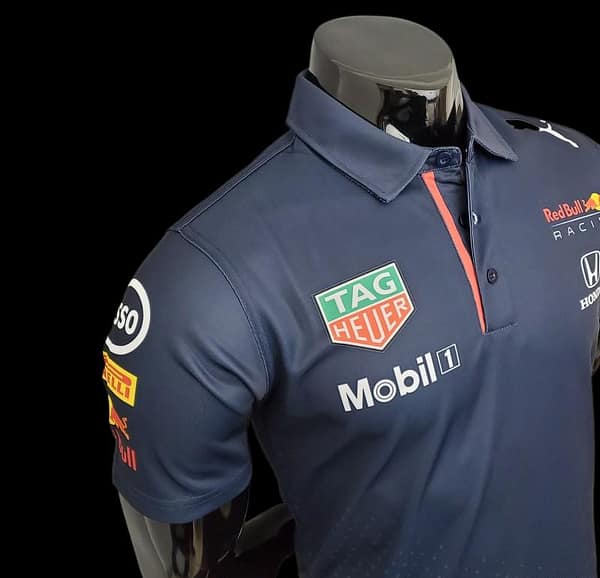 F1 Formula One Racing Suit; Honda Red Bull Racing Suit POLO Sapphire - Image 8