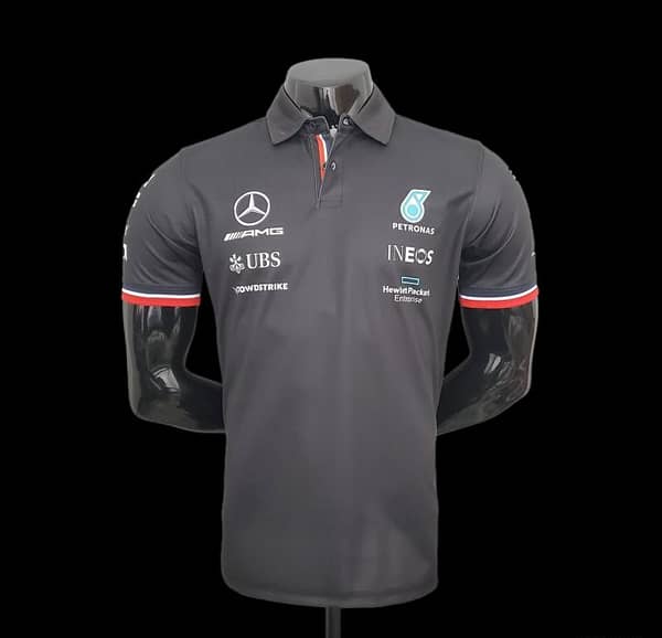 F1 Formula One Racing Suit; Mercedes POLO Black