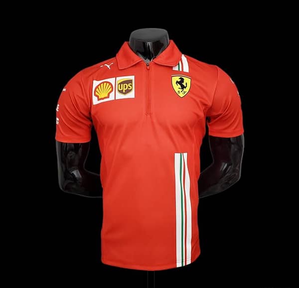 F1 Formula One; Ferrari Racing Suit Polo Red - Image 2