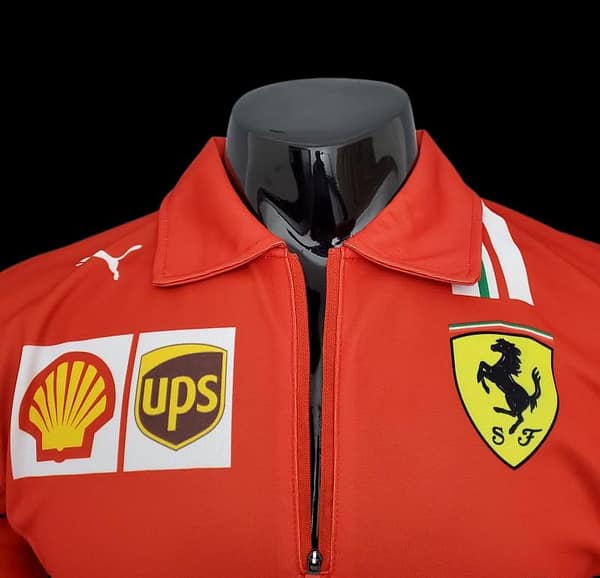 F1 Formula One; Ferrari Racing Suit Polo Red - Image 3