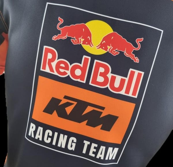 2022 F1 Formula One; KTM Polo Blue Orange - Image 3