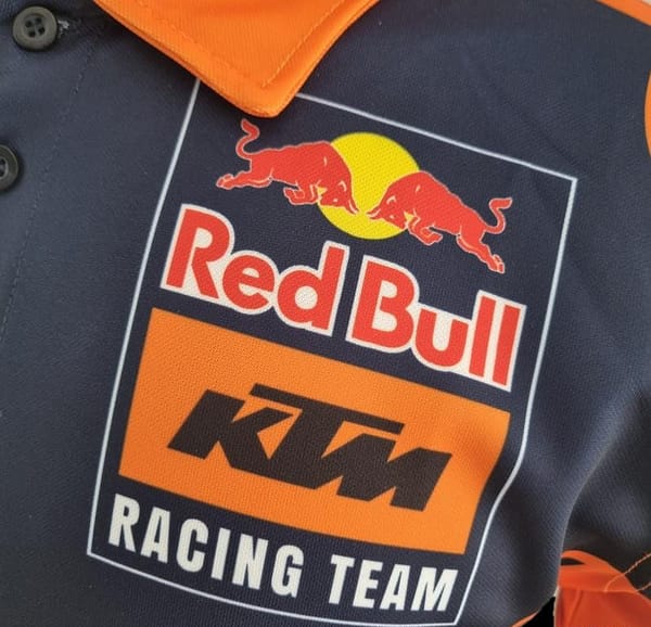 2022 F1 Formula One; KTM Polo Blue Orange - Image 4