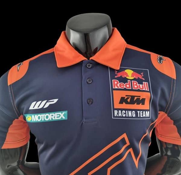 2022 F1 Formula One; KTM Polo Blue Orange - Image 7