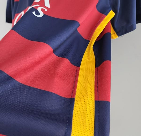 Retro 15/16 Barcelona Home  Soccer Jersey - Image 3