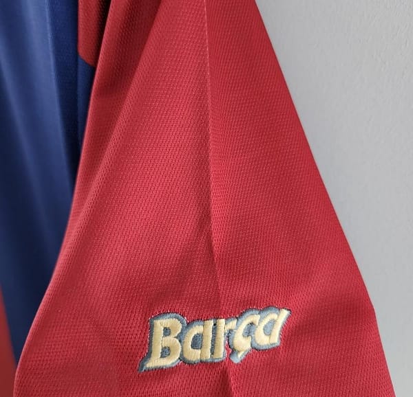 Retro 98/99 Barcelona Home  Soccer Jersey - Image 3