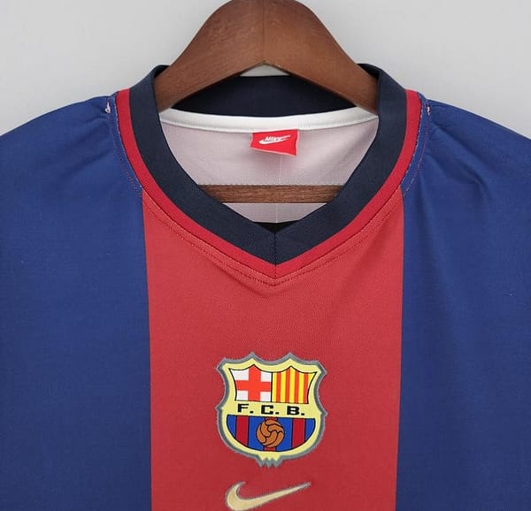 Retro 98/99 Barcelona Home  Soccer Jersey - Image 7